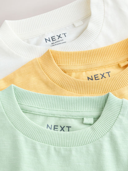 Green Watercolour Farm Short Sleeve Graphic T-Shirts 3 Pack (3mths-7yrs) image 7