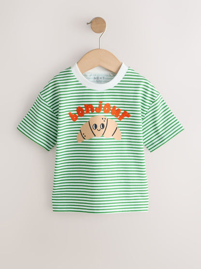 Blue Breakfast Short Sleeve Graphic T-Shirts 3 Pack (3mths-7yrs) image 4