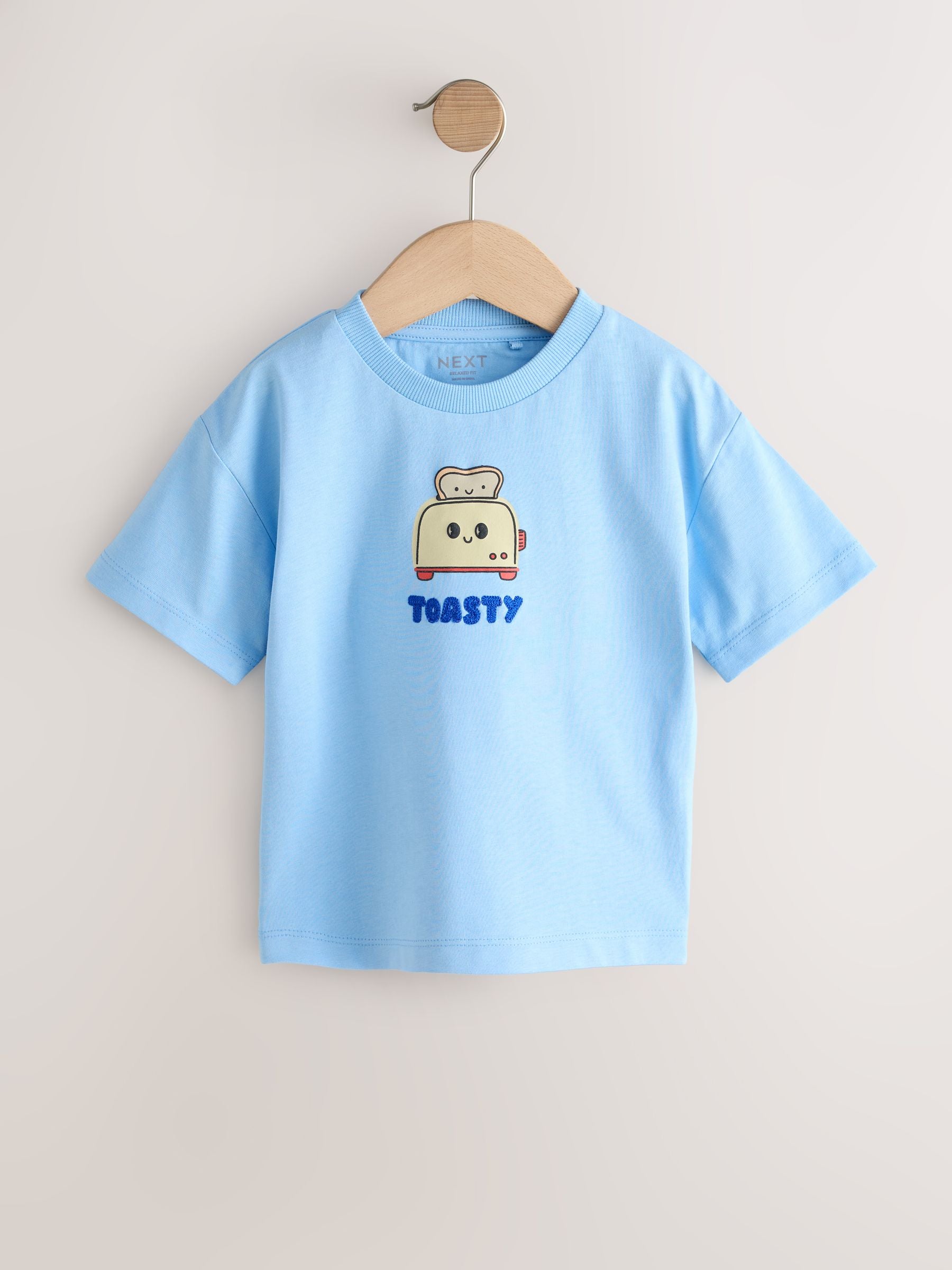 Blue Breakfast Short Sleeve Graphic T-Shirts 3 Pack (3mths-7yrs) image 5
