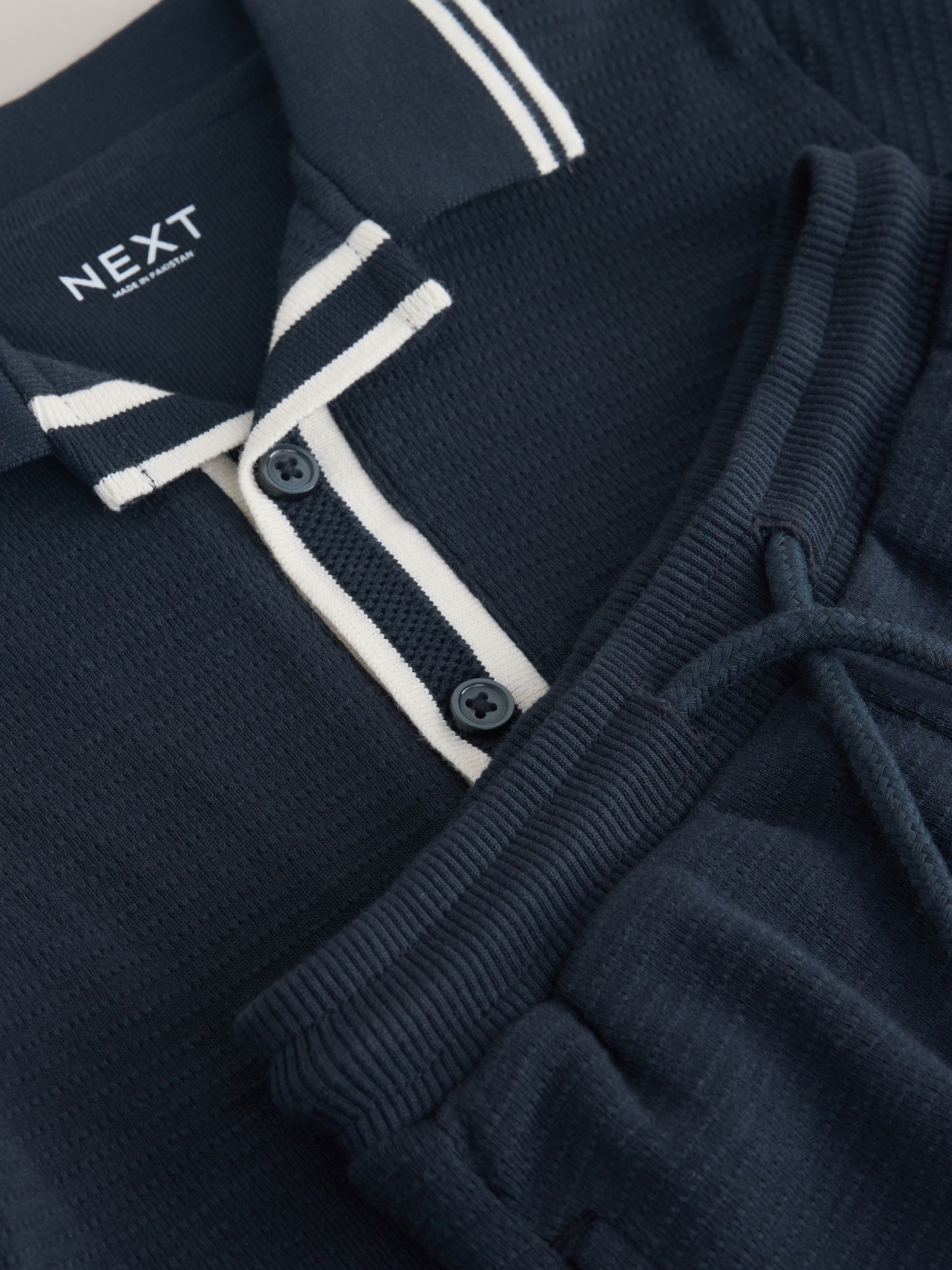 Navy Short Sleeve Shirt and Shorts Set (3mths-7yrs) image 8