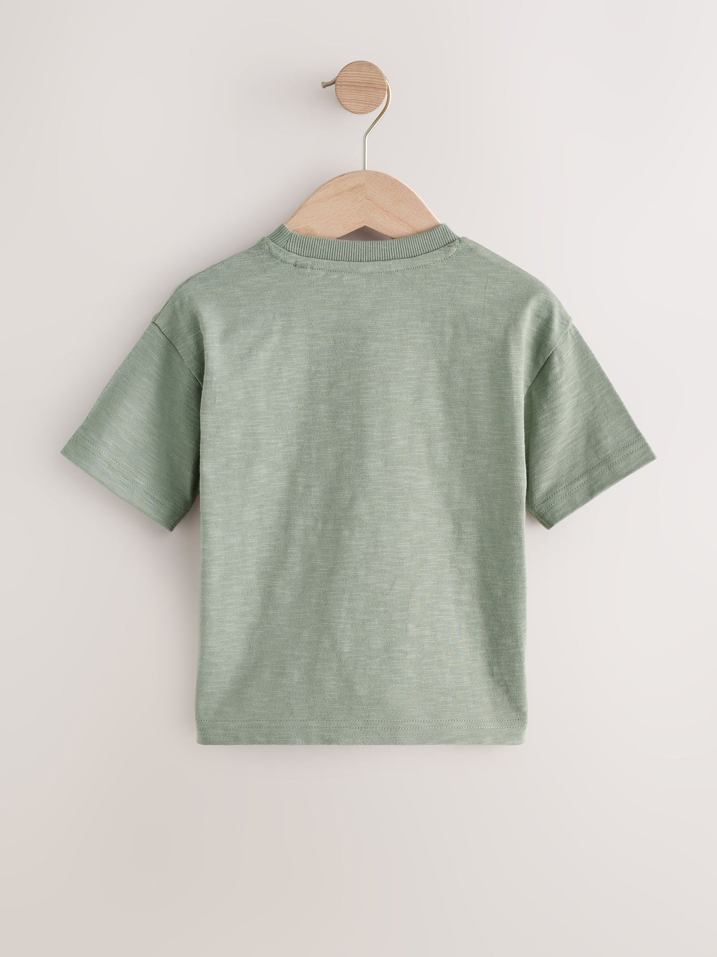 Green Safari Animals Short Sleeve Appliqué T-Shirts 3 Pack (3mths-7yrs) image 5