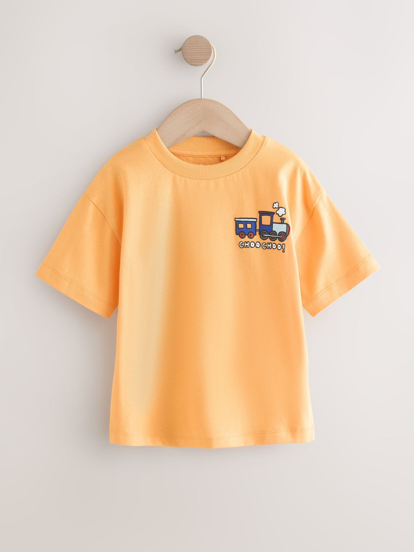 Blue/Green/Red/Orange/Yellow Cars Small Short Sleeve Graphic T-Shirts 5 Pack (3mths-7yrs) image 4