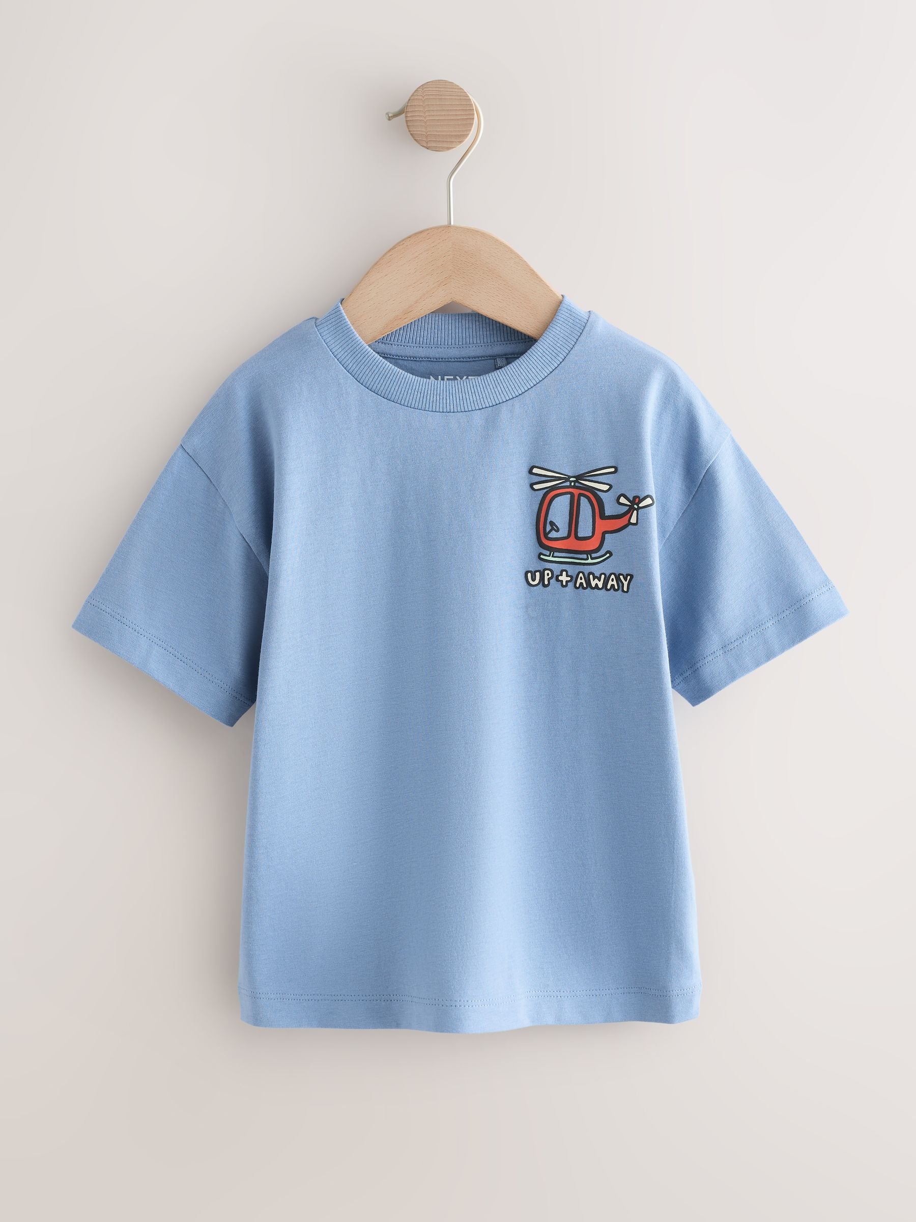 Blue/Green/Red/Orange/Yellow Cars Small Short Sleeve Graphic T-Shirts 5 Pack (3mths-7yrs) image 6