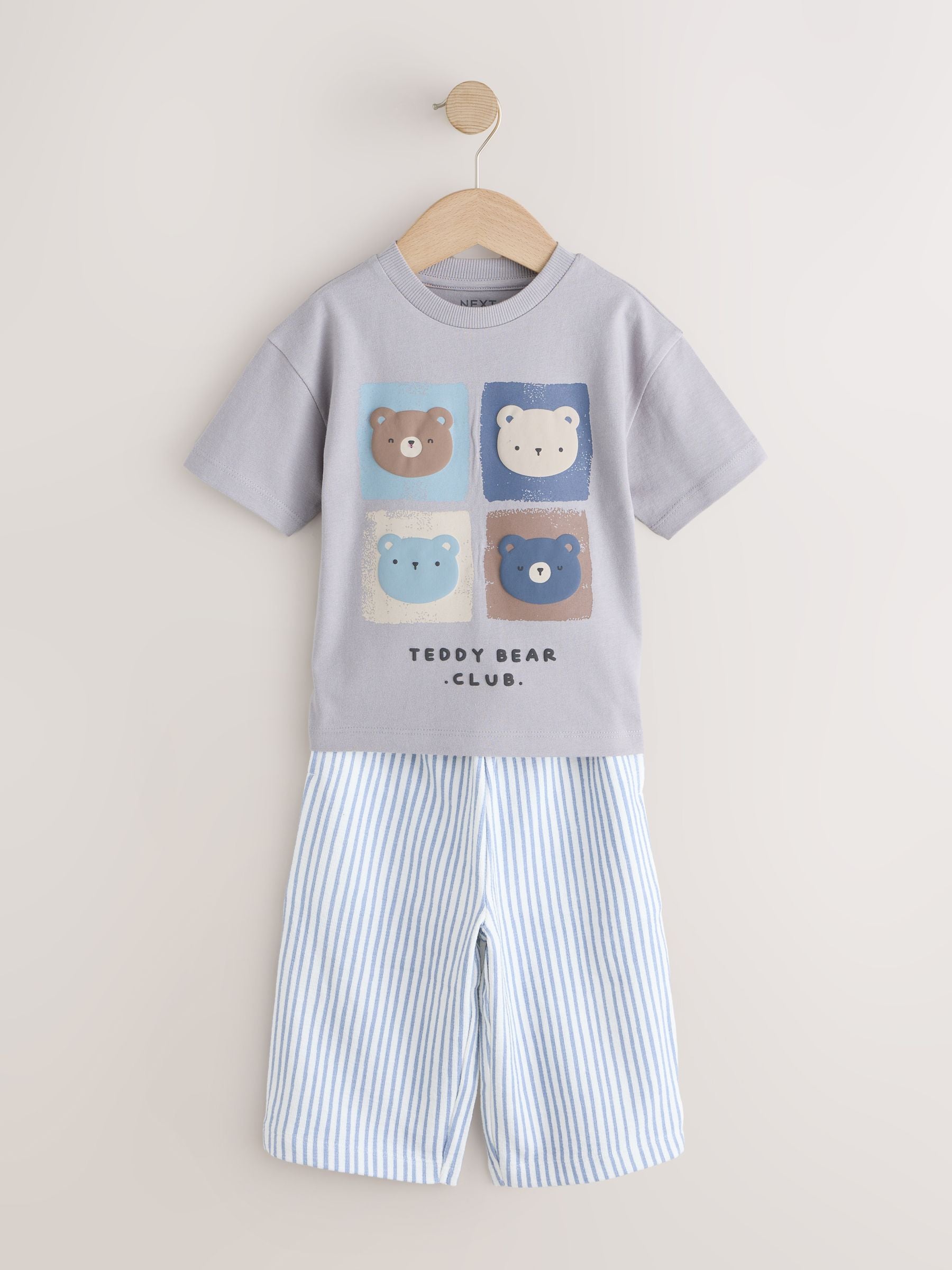 Blue Bear Short Sleeve T-Shirt and Lightweight Joggers 2 Pack Set (3mths-7yrs) image 7