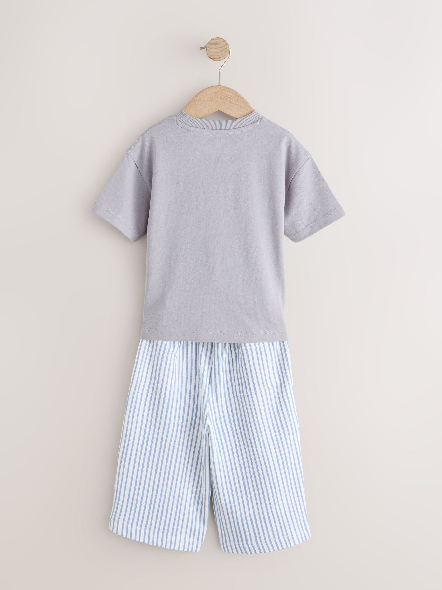 Blue Bear Short Sleeve T-Shirt and Lightweight Joggers 2 Pack Set (3mths-7yrs) image 8