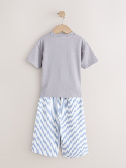 Blue Bear Short Sleeve T-Shirt and Lightweight Joggers 2 Pack Set (3mths-7yrs) image 8