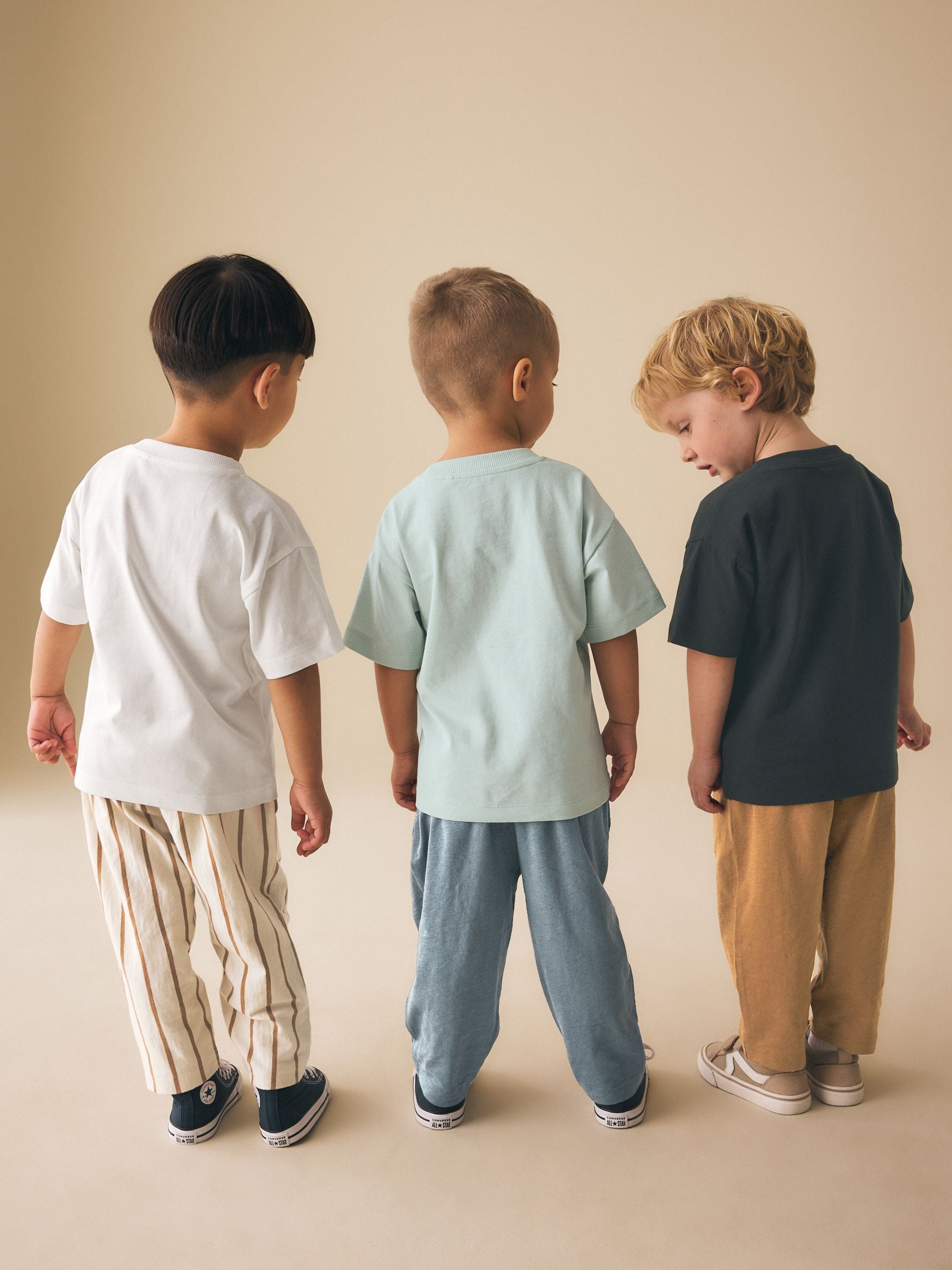 Blue/Black/White Vehicles Short Sleeve T-Shirts & Joggers Set 3 Pack (3mths-7yrs) image 3