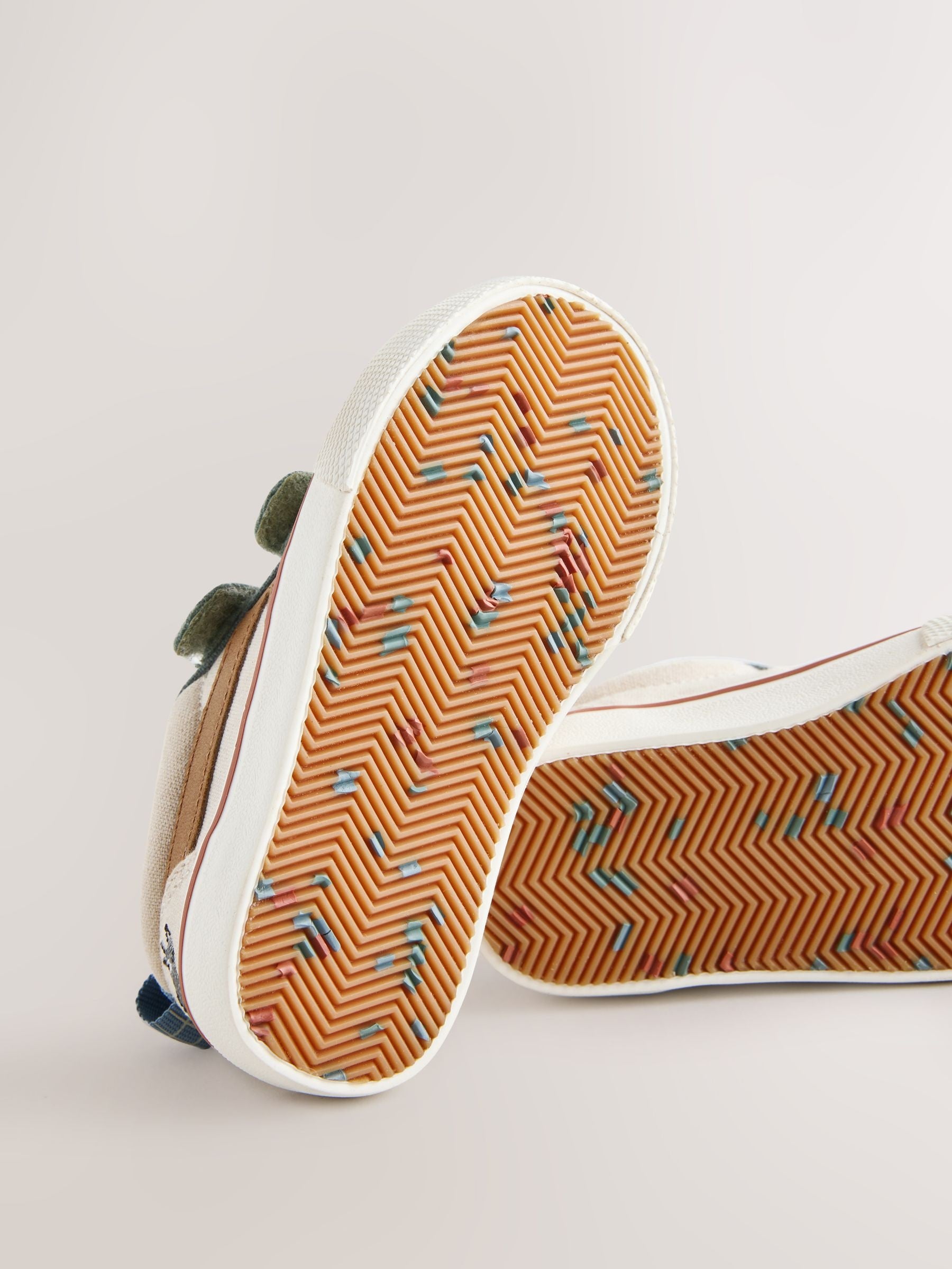 Neutral Wide Fit (G) Touch Fastening Trainers image 5