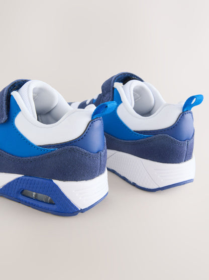 Blue Cobalt Standard Fit (F) Elastic Lace Trainers image 8