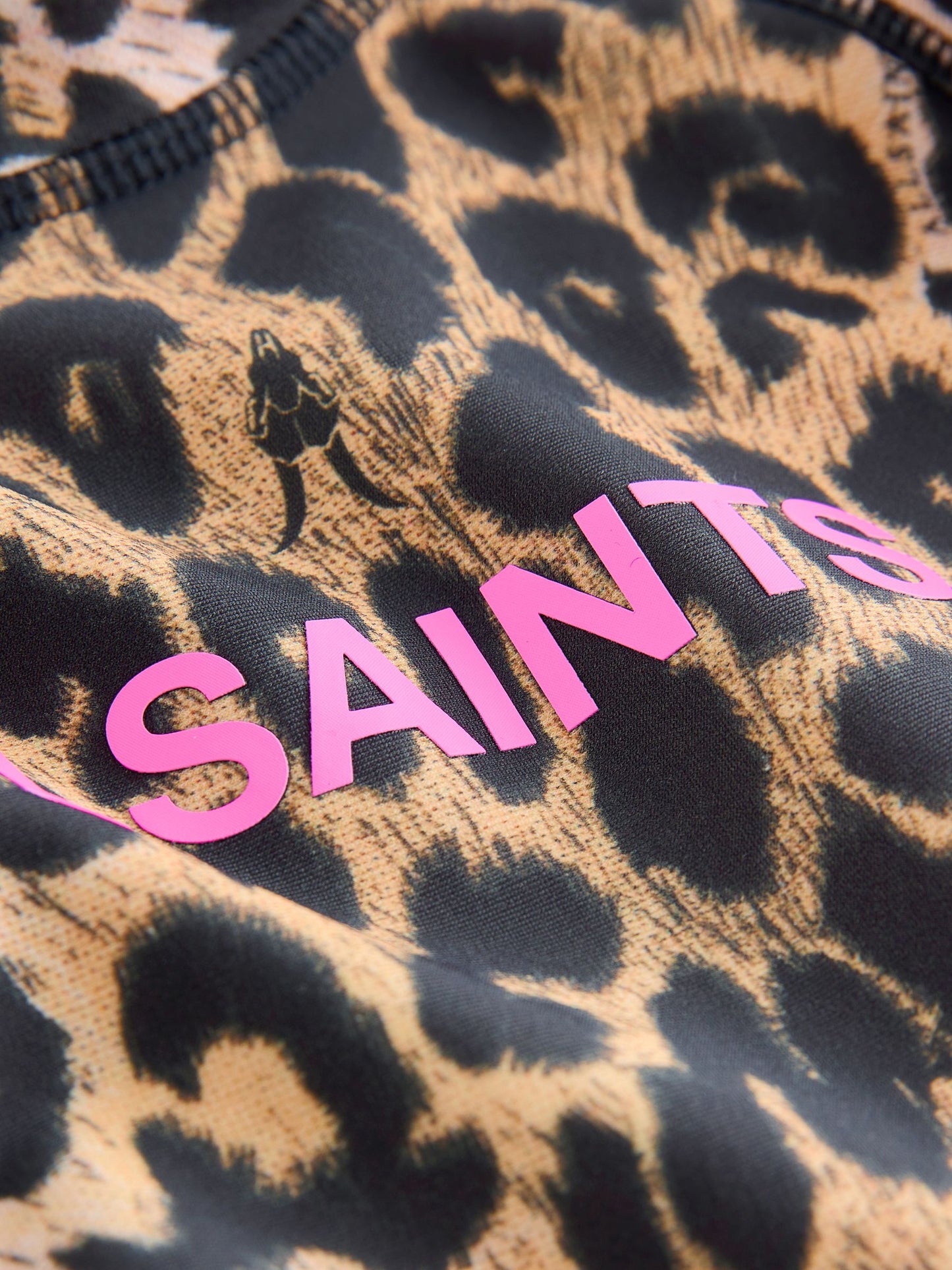 Dsiney Kidz - smALLSAINTS Leopard Logo Long Sleeve Rash Vest image 5