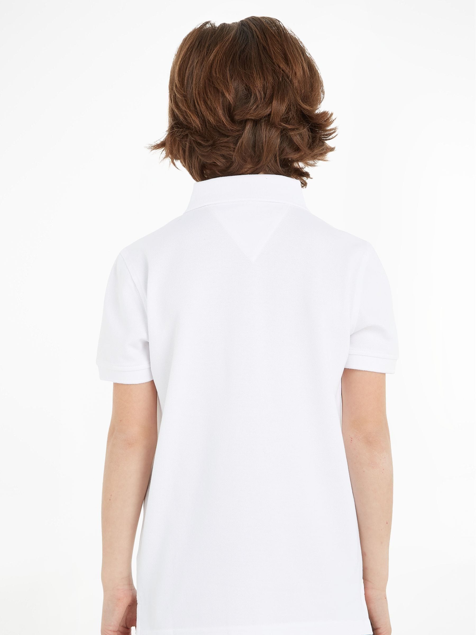 Dsiney Kidz - Tommy Hilfiger White Pure Cotton Polo Shirt image 2