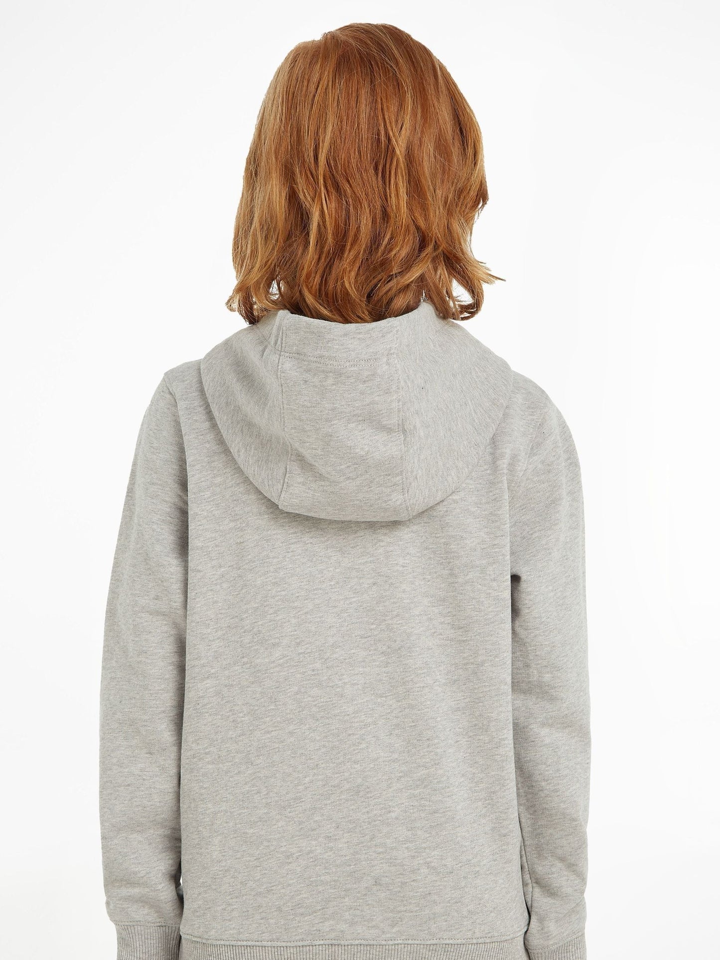Dsiney Kidz - Tommy Hilfiger Grey Essential Logo Pure Cotton Hoodie image 2