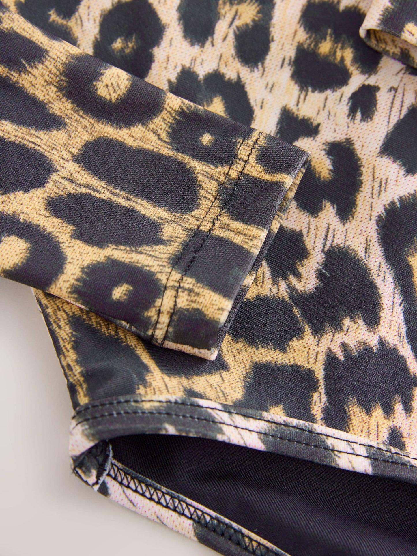 smALLSAINTS Leopard Logo Younger Long Sleeve Swimsuit image 6