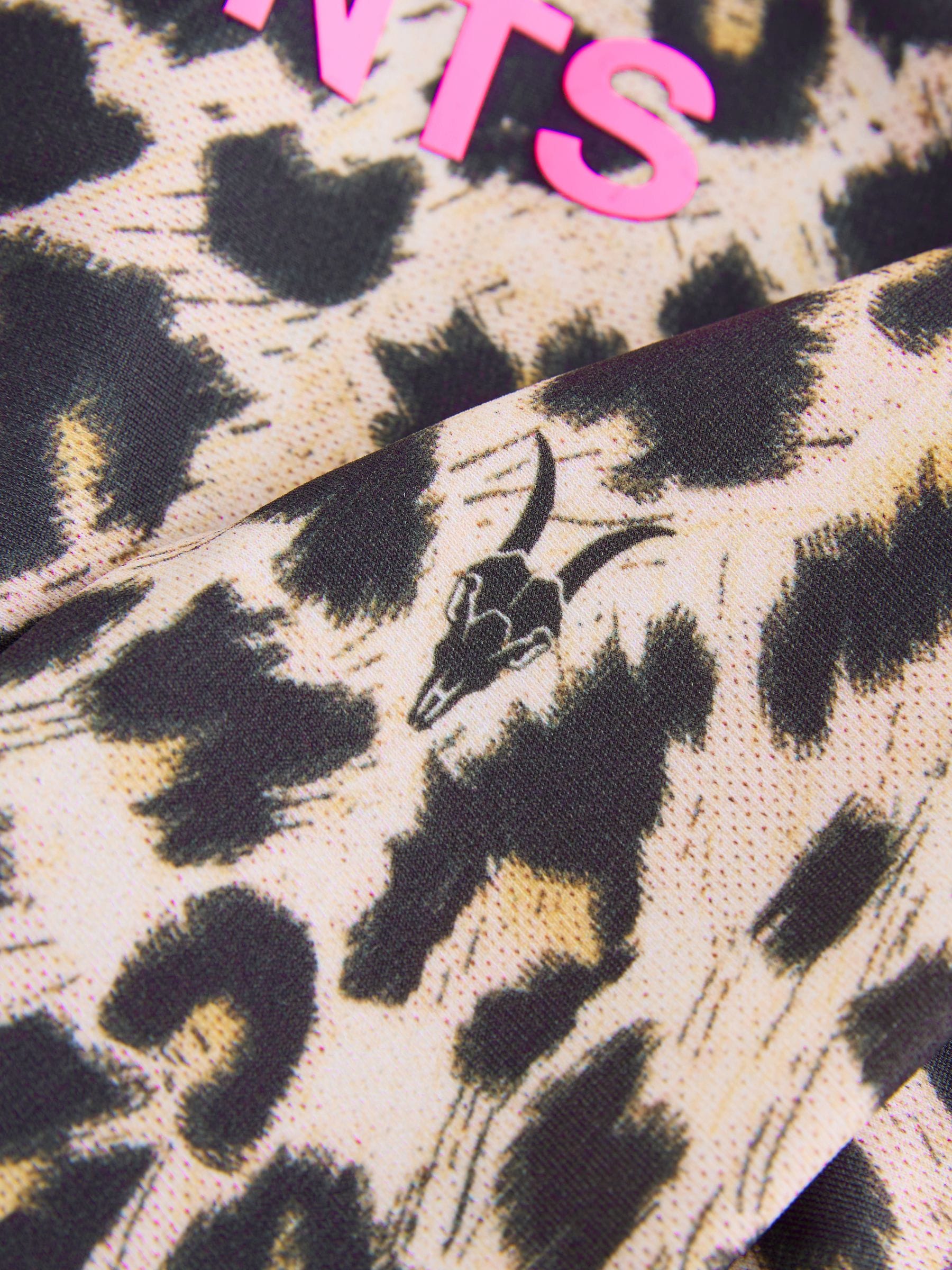 smALLSAINTS Leopard Logo Younger Long Sleeve Swimsuit image 6