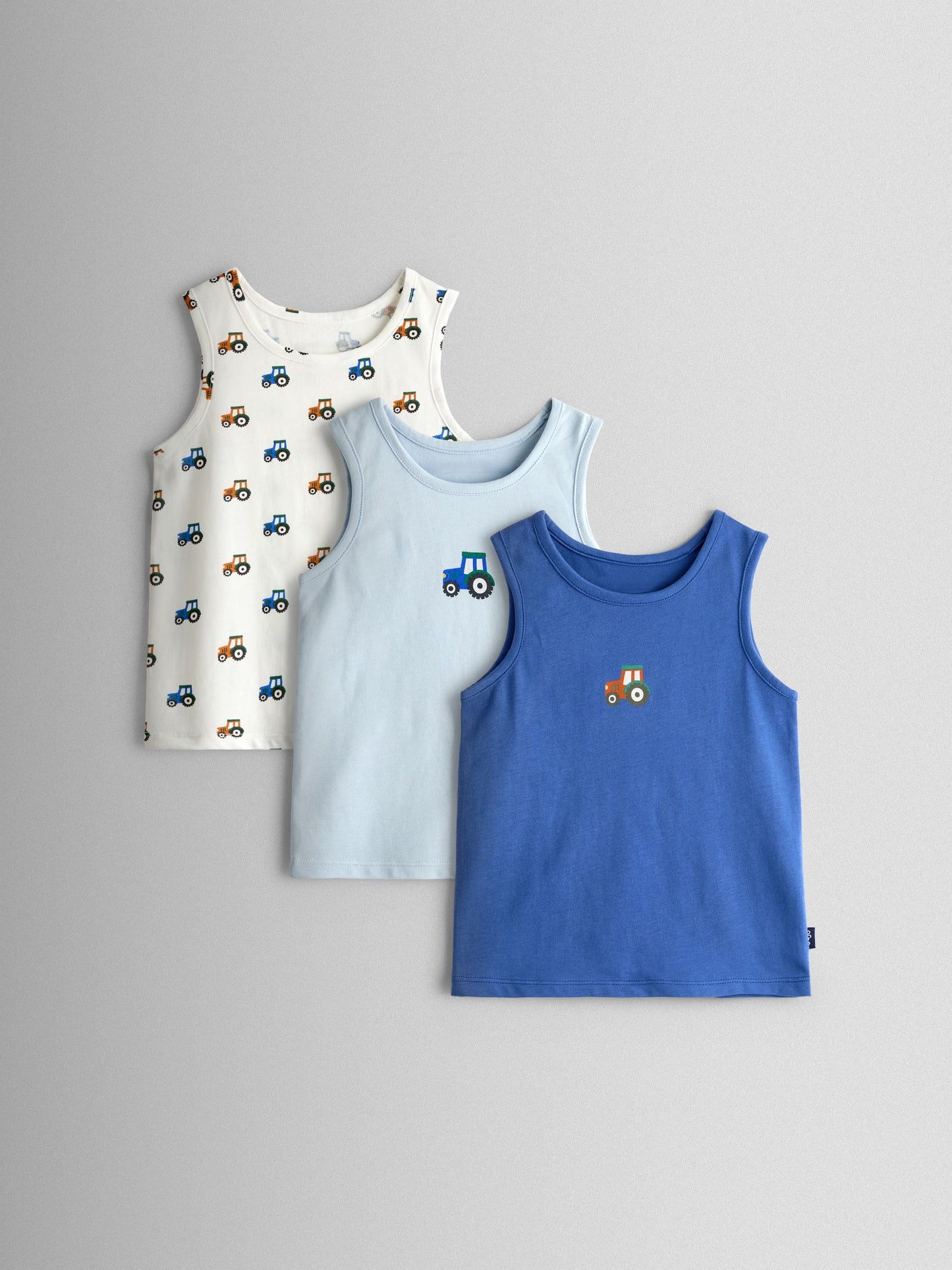 Dsiney Kidz - JoJo Maman Bébé Tractor 3-Pack Sailboat Vests image 1