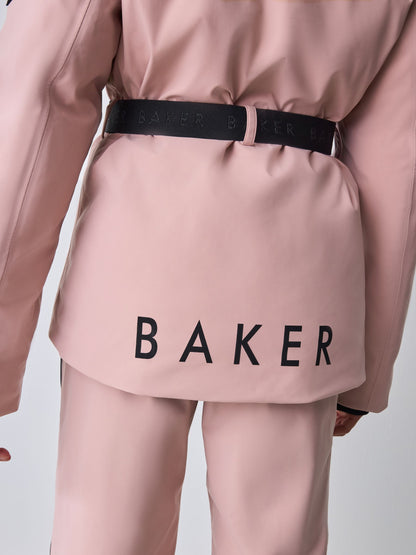 Baker by Ted Baker Pink Waterproof Belted Padded Ski Jacket image 8