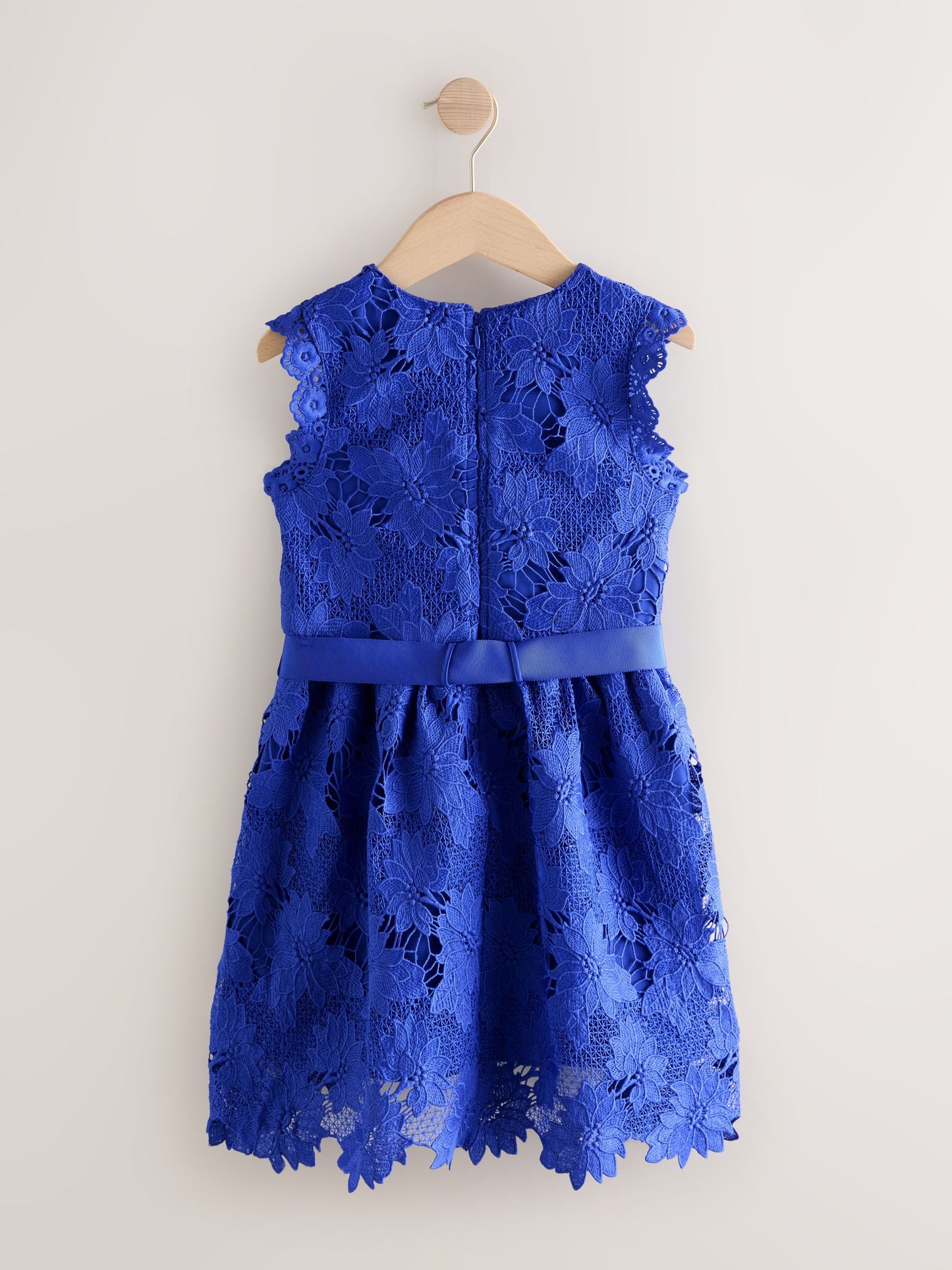 Cobalt Blue Lace Occasion Dress (3-16yrs) image 5