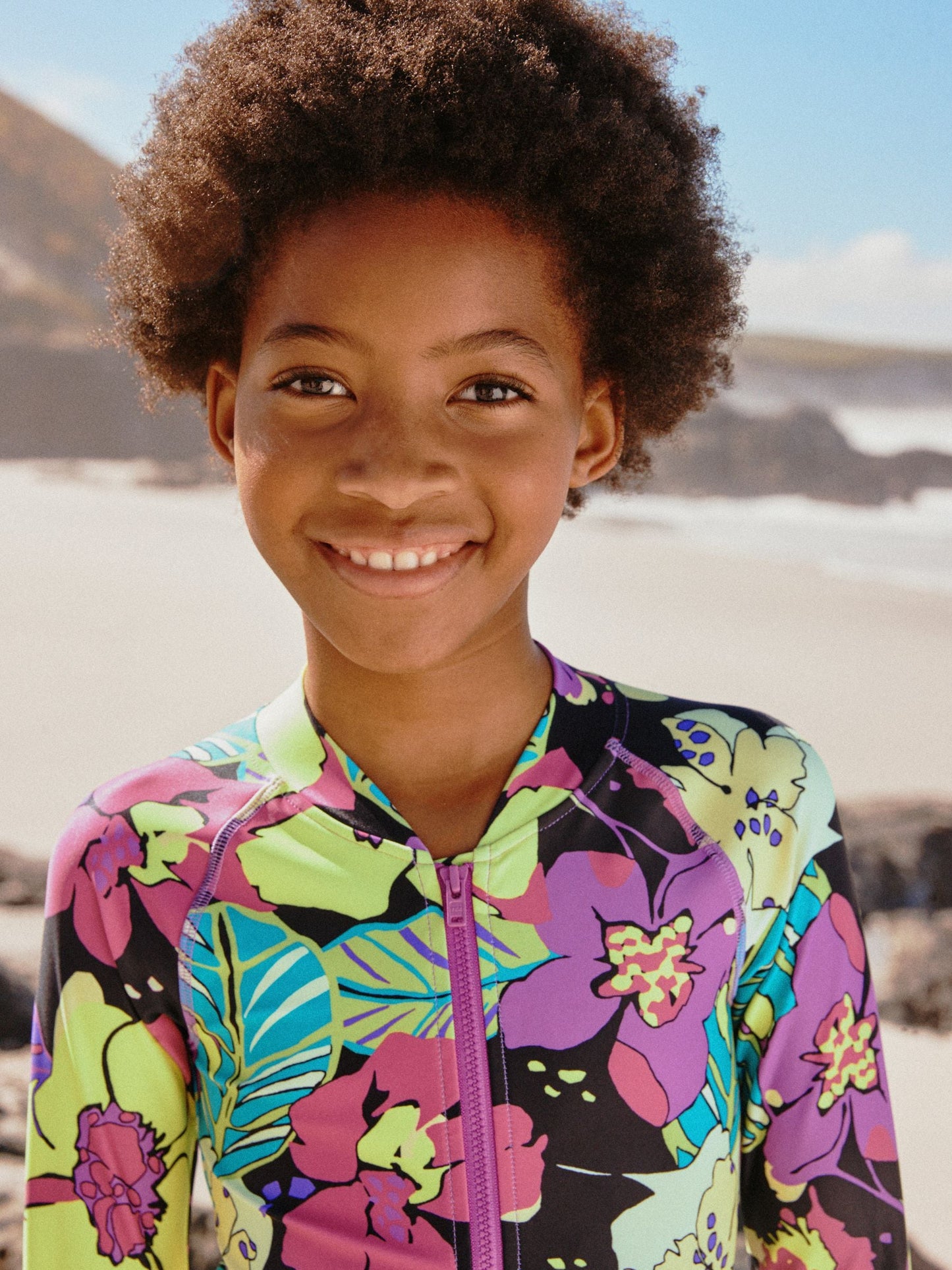 Dsiney Kidz - Black Tropical One Piece Short Swimsuit (3-16yrs) image 4