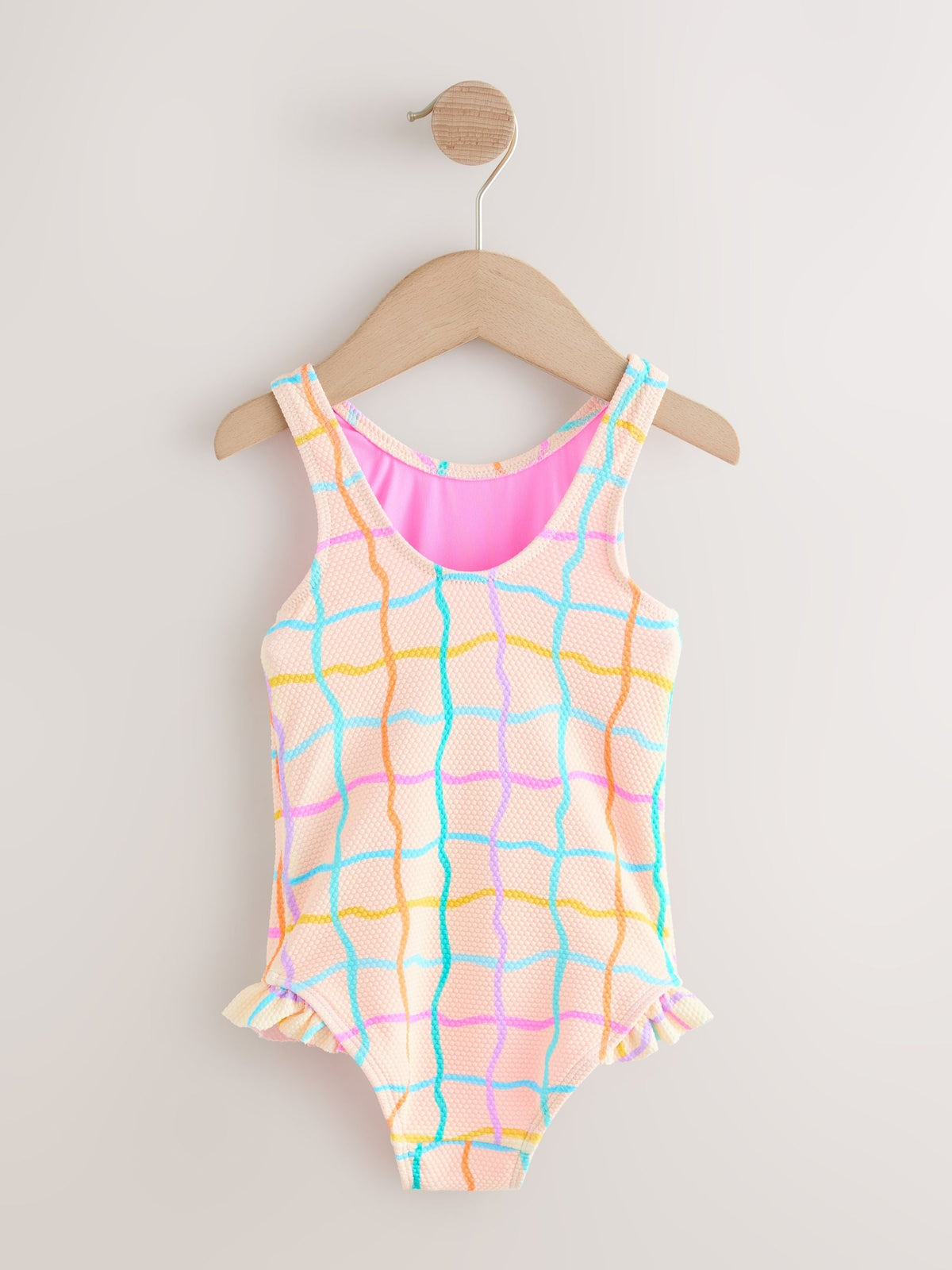 Dsiney Kidz - Rainbow Check Frill Leg Swimsuit (3mths-7yrs) image 5