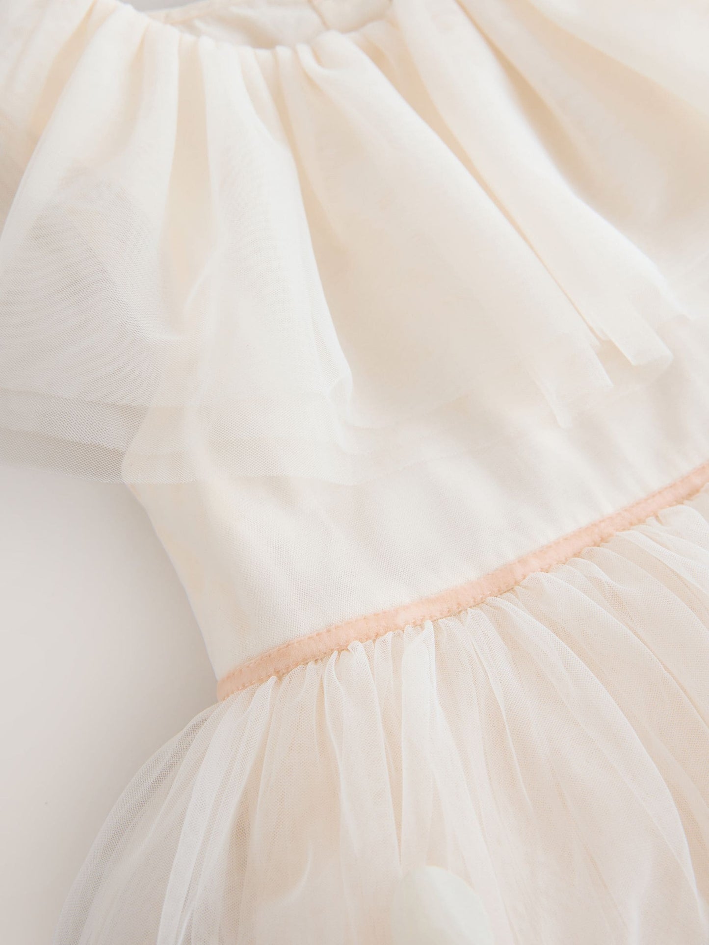 White Ruffle Collar Mesh Dress (3mths-7yrs) image 8