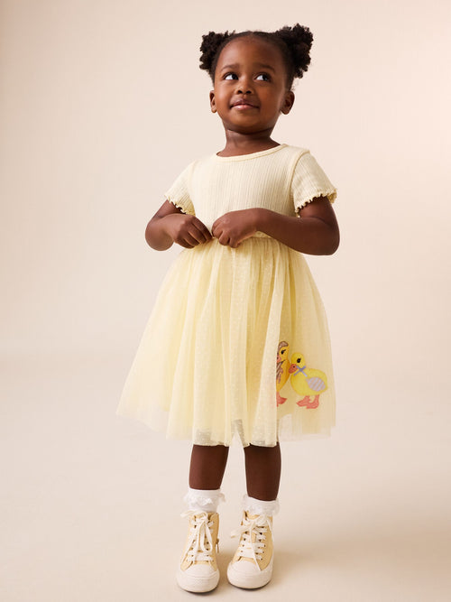 Yellow Duck Tutu Skirt Dress (3mths-7yrs) image 1