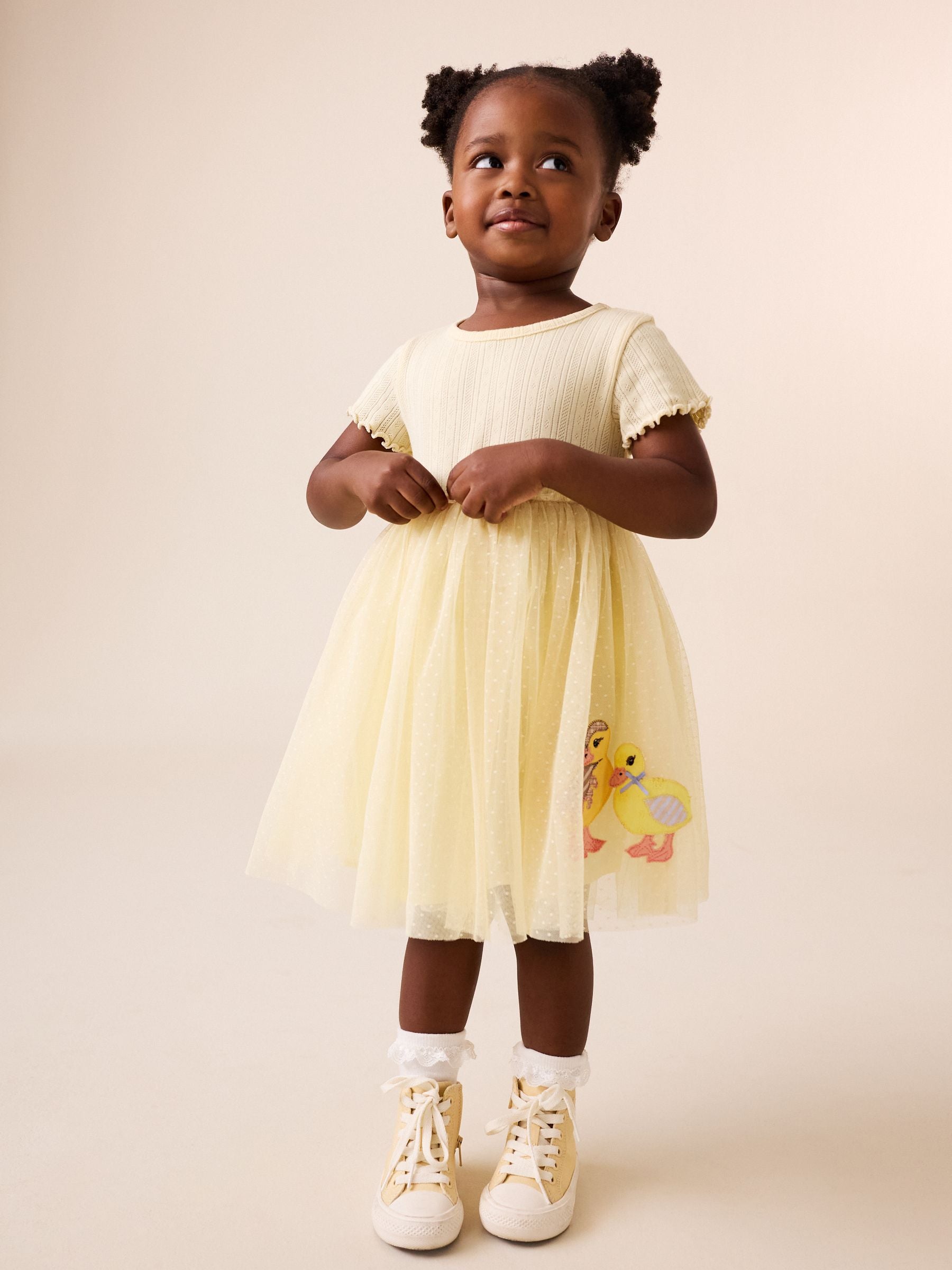Yellow Duck Tutu Skirt Dress (3mths-7yrs) image 1