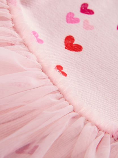 Pink Hearts Mesh Skirt Dress (3mths-7yrs) image 7