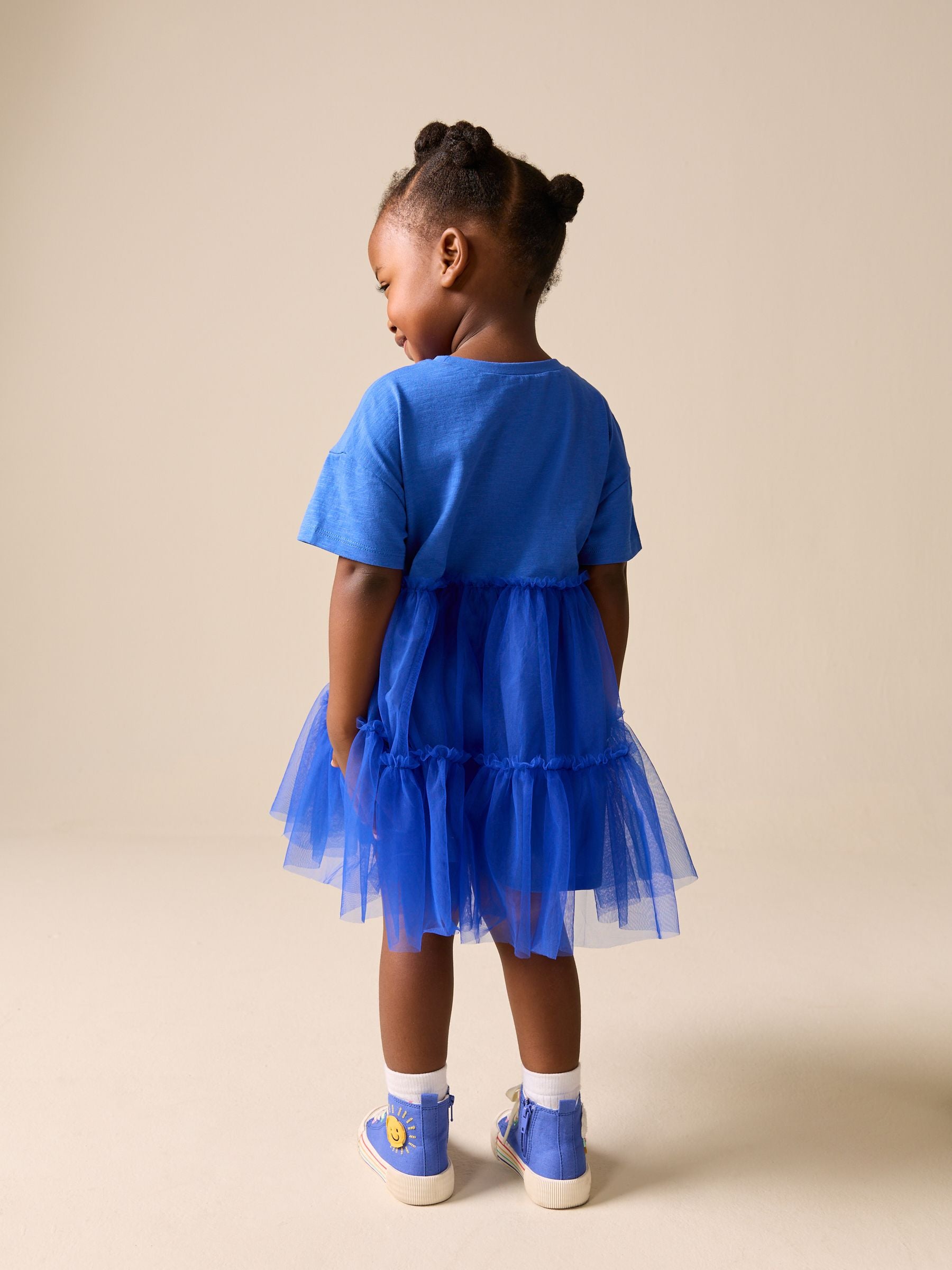 Blue Butterfly Tutu Skirt Dress (3mths-7yrs) image 4