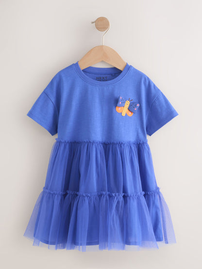Blue Butterfly Tutu Skirt Dress (3mths-7yrs) image 6