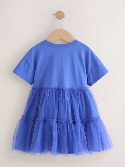 Blue Butterfly Tutu Skirt Dress (3mths-7yrs) image 7