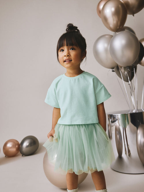 Dsiney Kidz - Mint Green Top and Tutu Skirt Set (3mths-7yrs) image 1