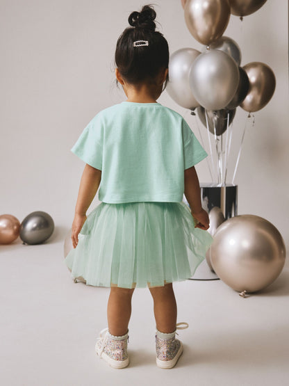 Mint Green Top and Tutu Skirt Set (3mths-7yrs) image 3
