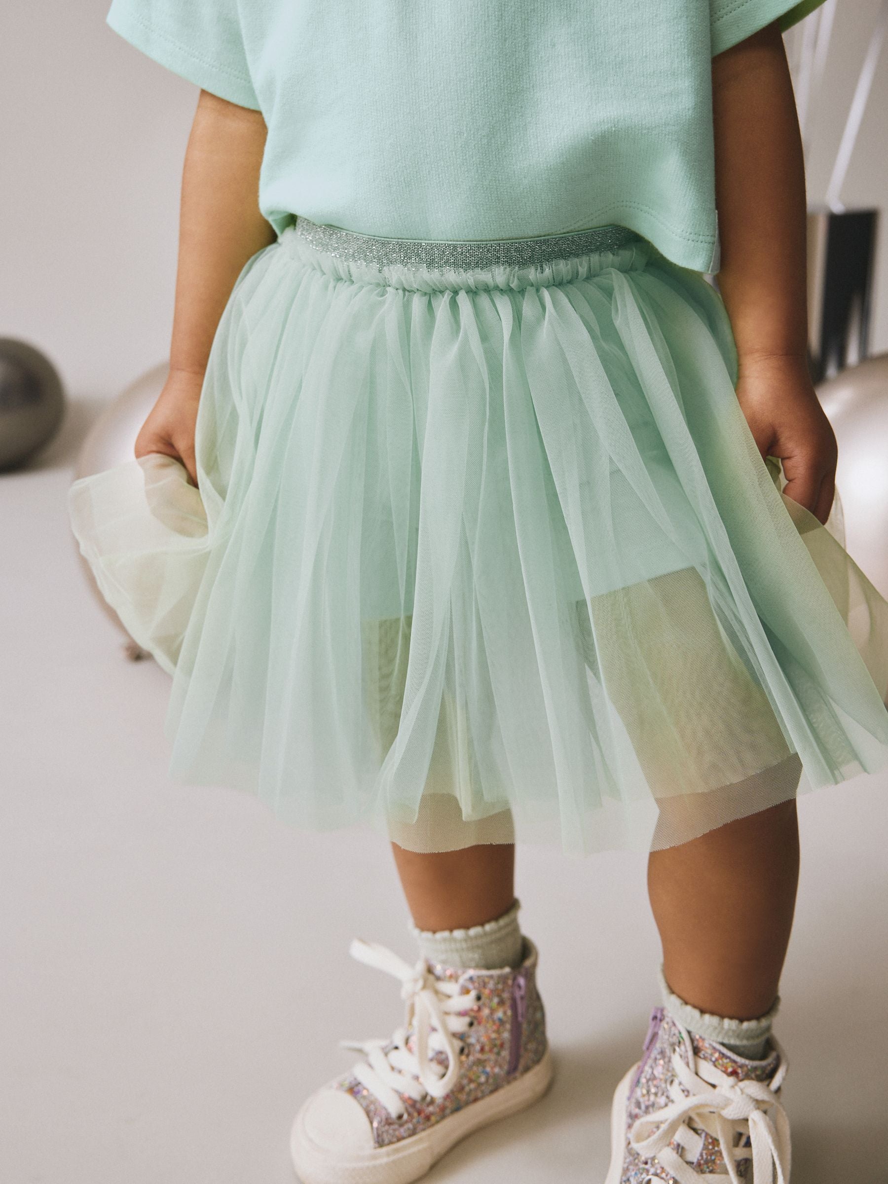 Mint Green Top and Tutu Skirt Set (3mths-7yrs) image 4
