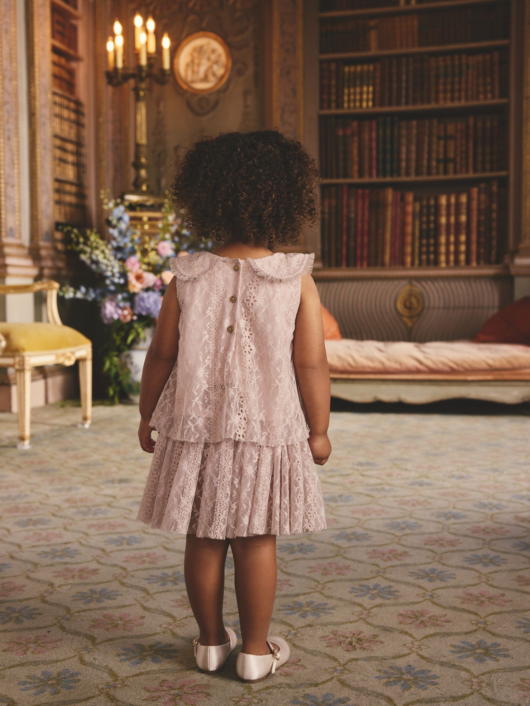 Pink Lace Top & Skirt Set (3mths-7yrs) image 3