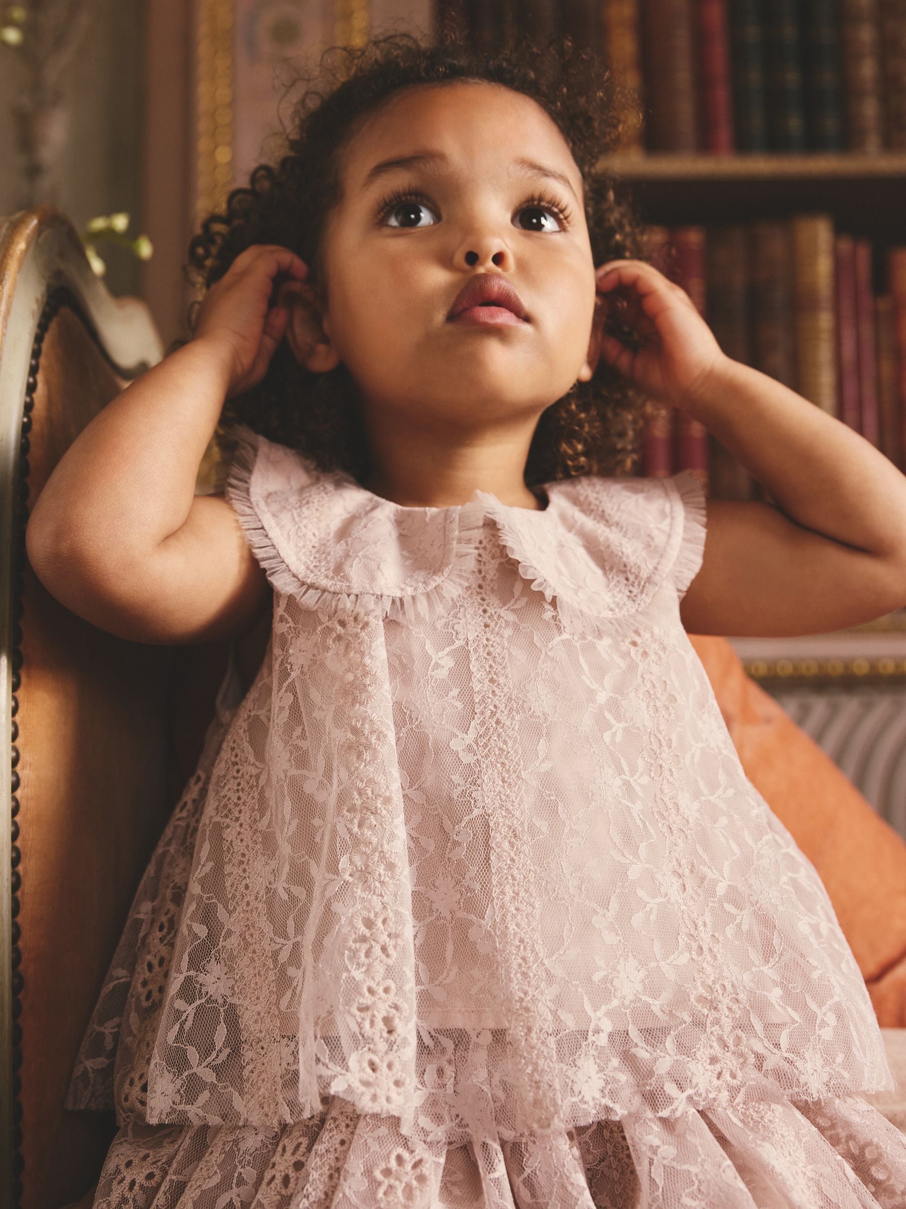 Pink Lace Top & Skirt Set (3mths-7yrs) image 4