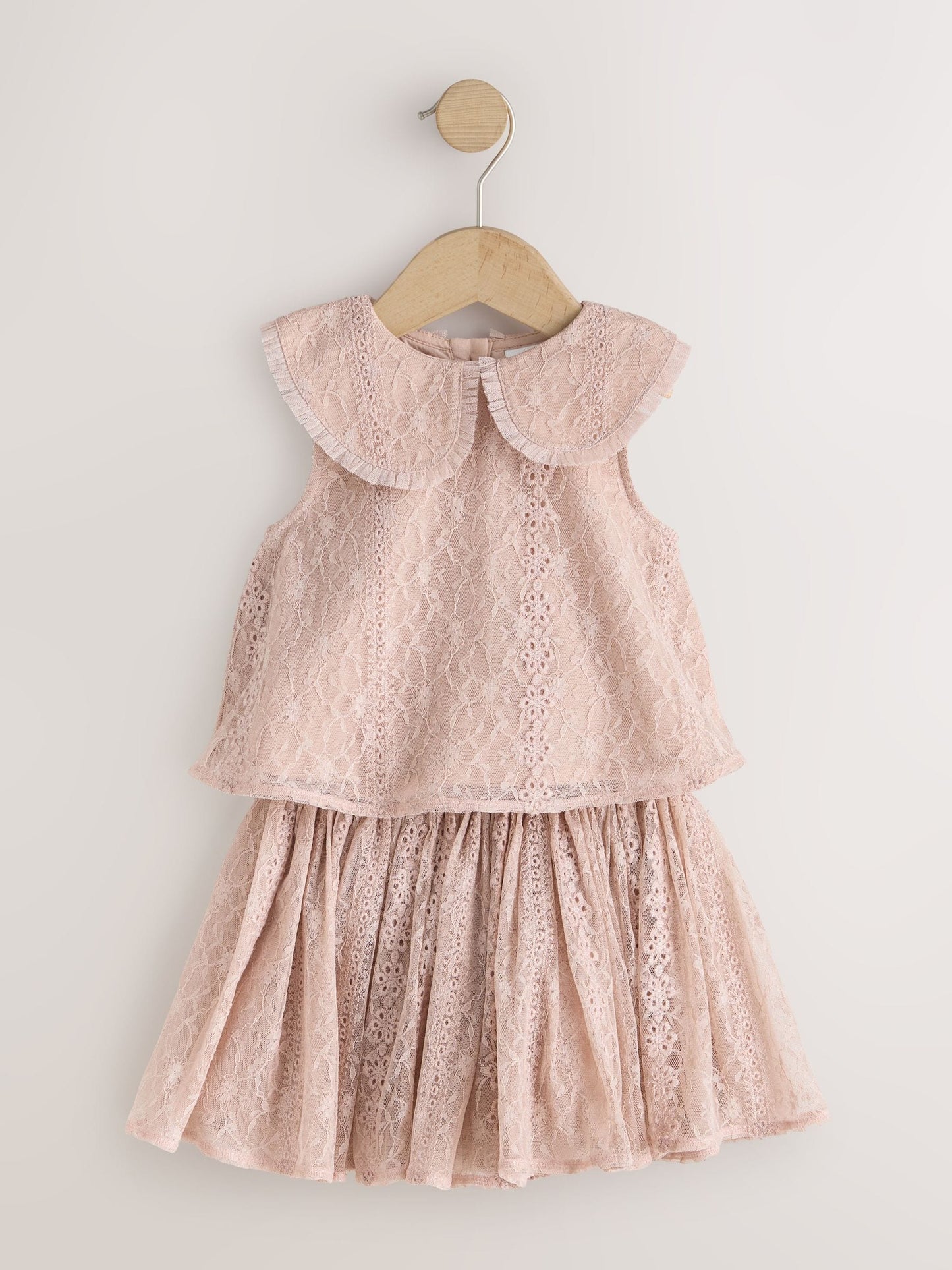 Pink Lace Top & Skirt Set (3mths-7yrs) image 5