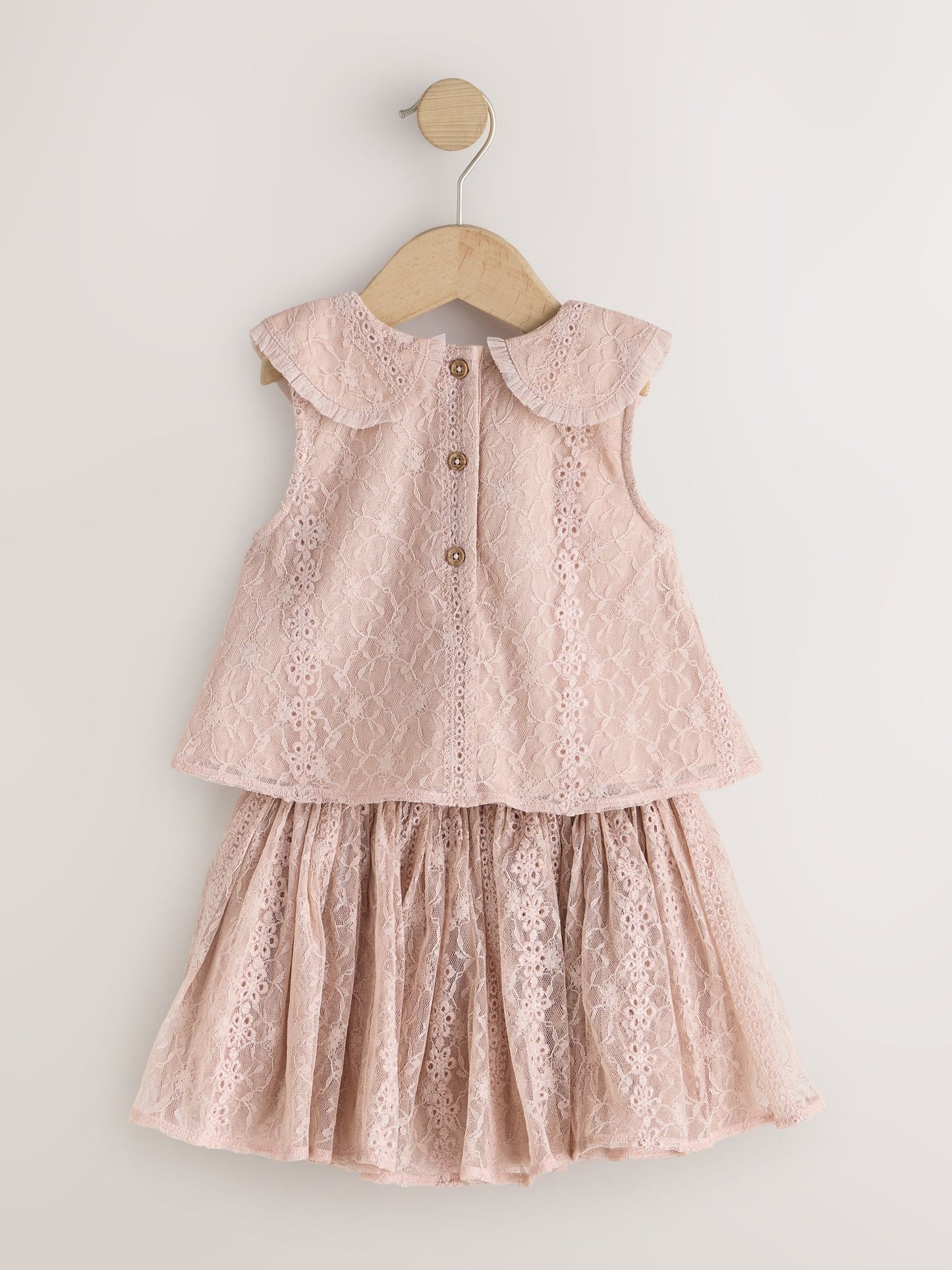 Pink Lace Top & Skirt Set (3mths-7yrs) image 7