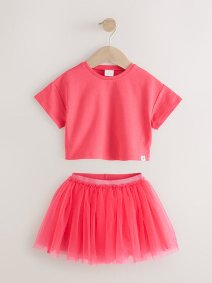 Berry Pink Top and Tutu Skirt Set (3mths-7yrs) image 5