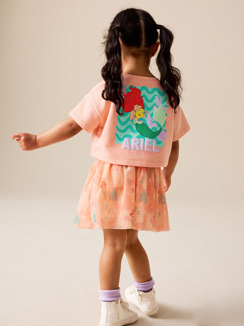 Coral Ariel Disney Top & Skirt Set (3mths-7yrs) image 1
