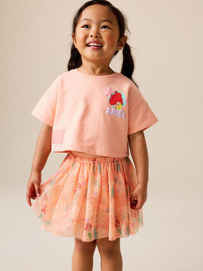 Coral Ariel Disney Top & Skirt Set (3mths-7yrs) image 3