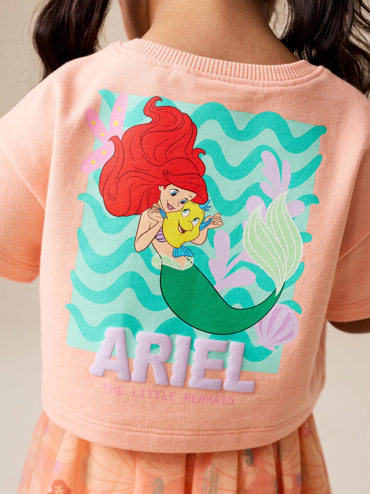Coral Ariel Disney Top & Skirt Set (3mths-7yrs) image 4