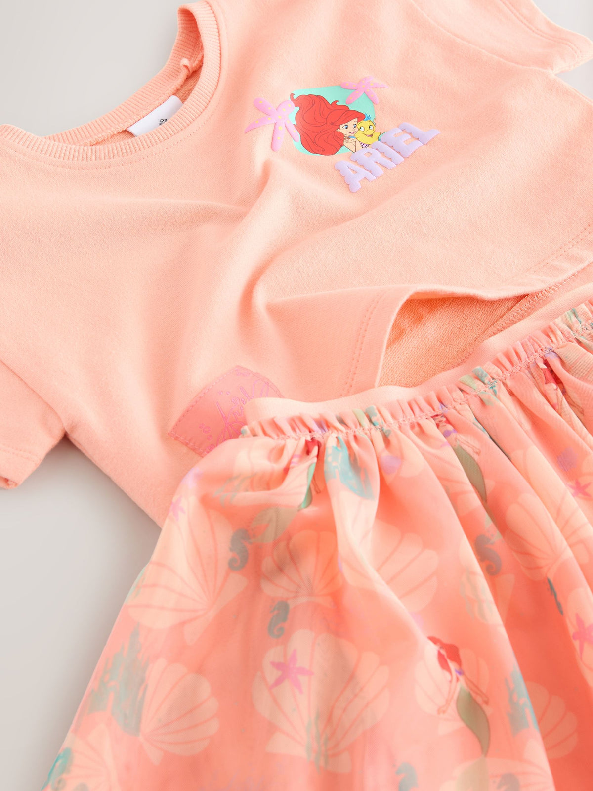 Dsiney Kidz - Coral Ariel Disney Top & Skirt Set (3mths-7yrs) image 9