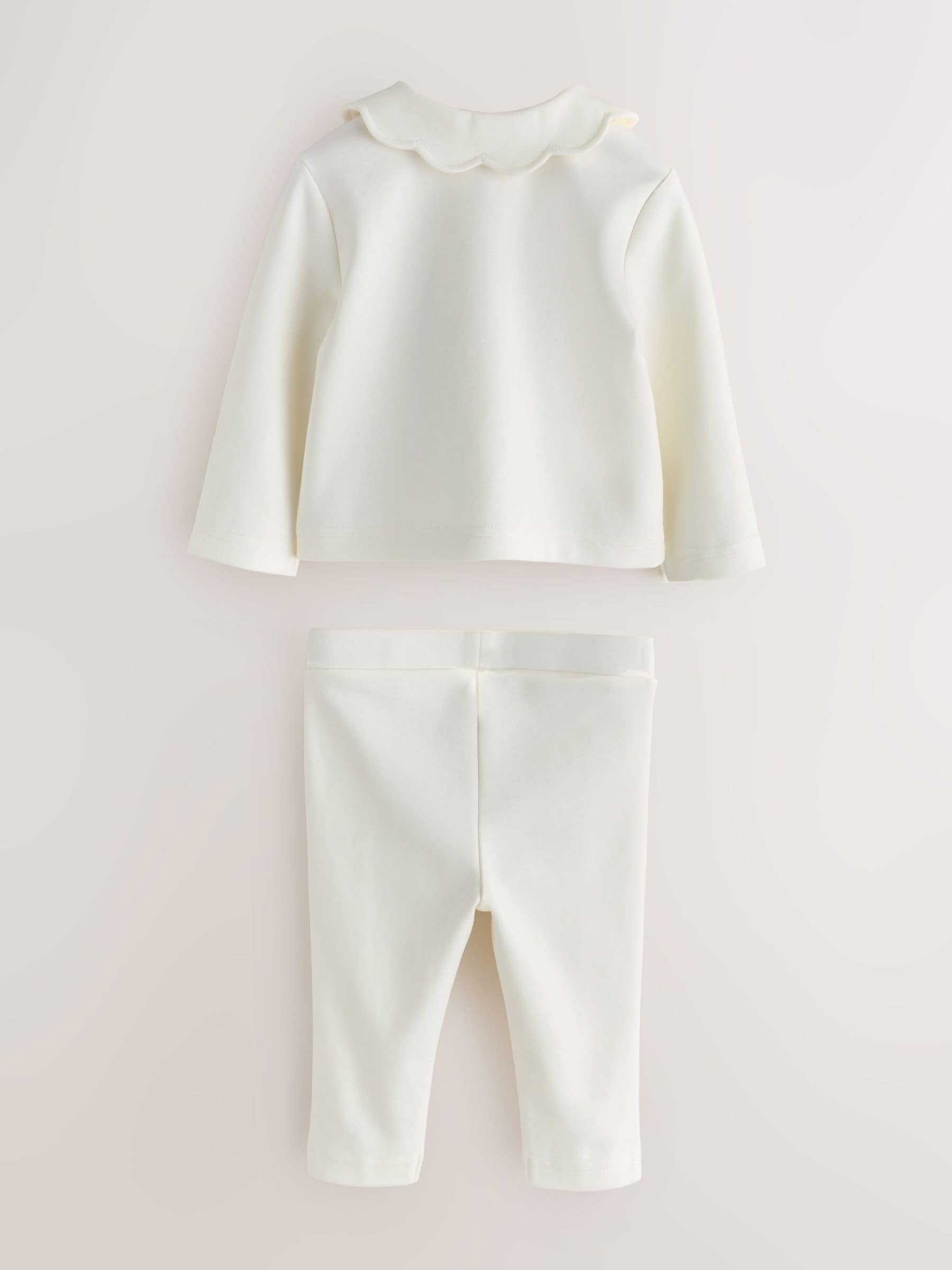 Baker by Ted Baker 2 Piece Scallop Edge Jacket & Leggings Ponte Set image 2