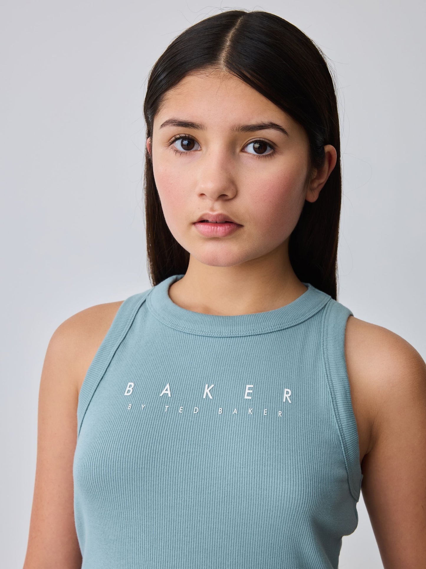 Baker by Ted Baker 3 Piece Blue Vest Hoodie & Wide Leg Joggers Set image 6