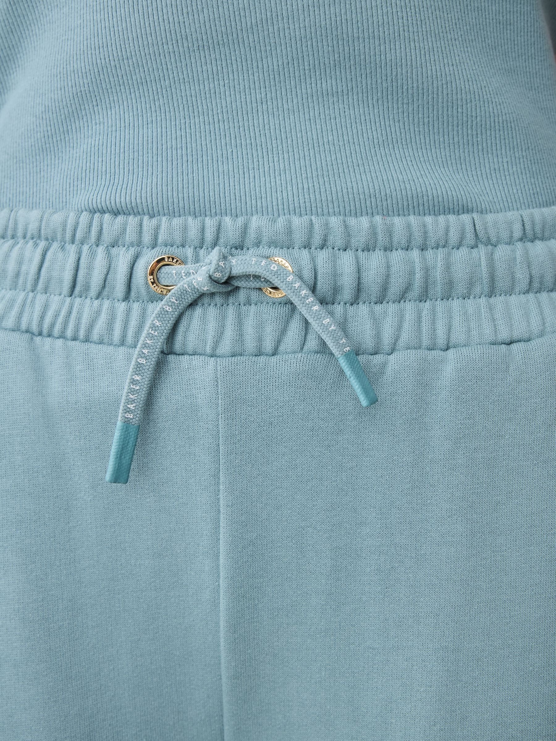 Baker by Ted Baker 3 Piece Blue Vest Hoodie & Wide Leg Joggers Set image 7