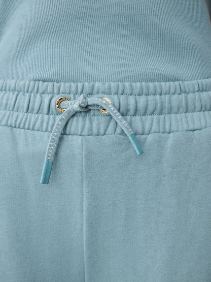 Baker by Ted Baker 3 Piece Blue Vest Hoodie & Wide Leg Joggers Set image 7