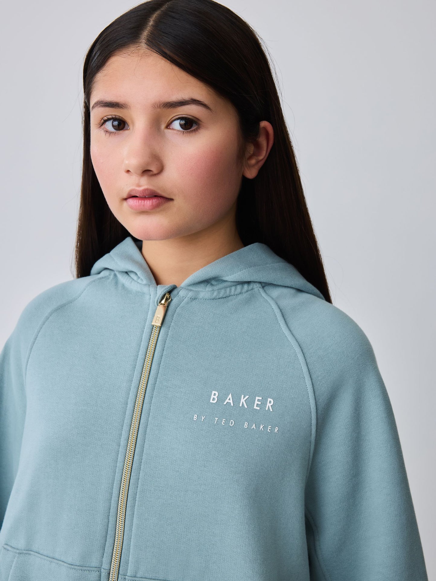 Baker by Ted Baker 3 Piece Blue Vest Hoodie & Wide Leg Joggers Set image 9