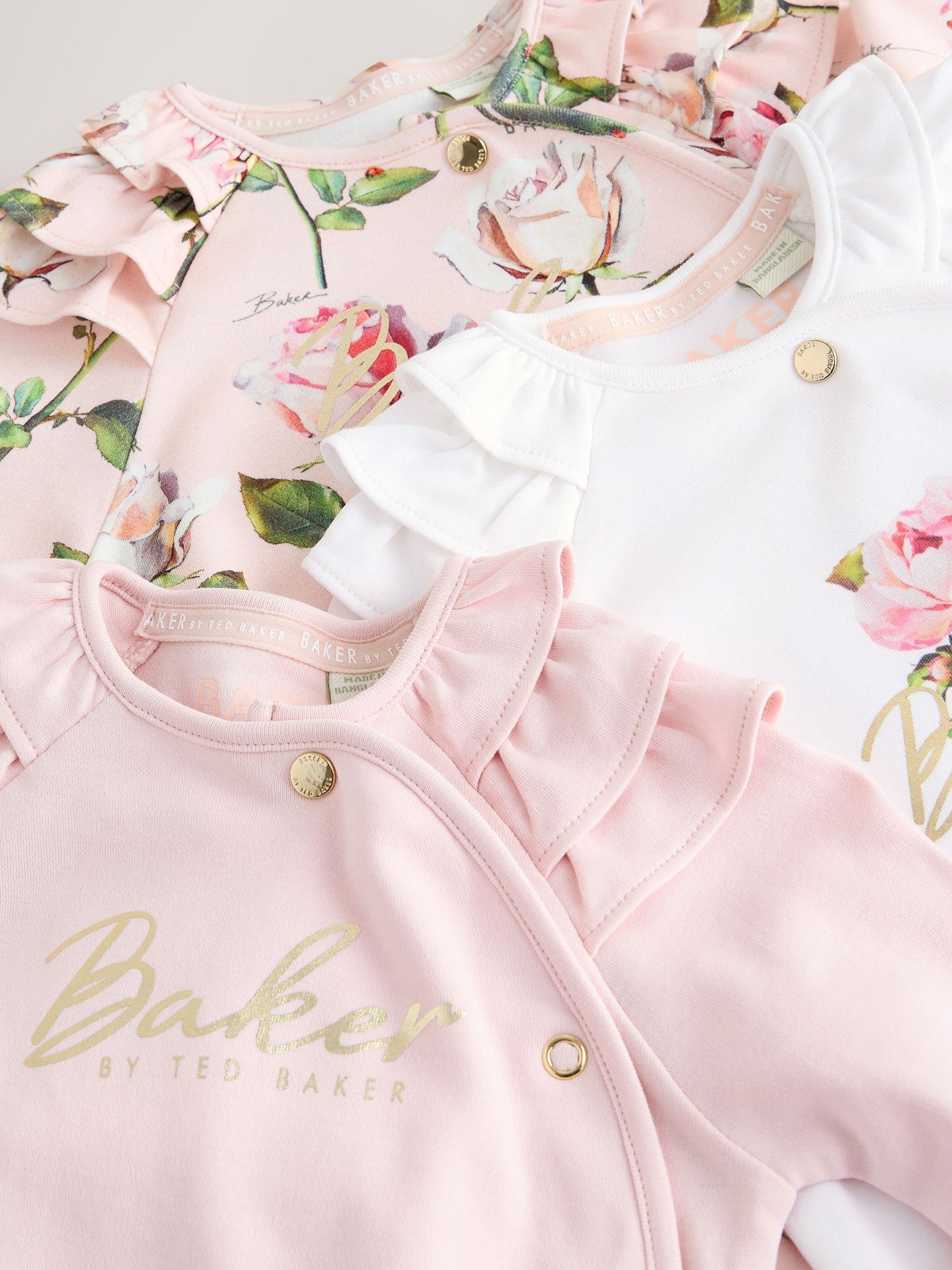 Baker by Ted Baker 3 Pack Sleepsuits image 6