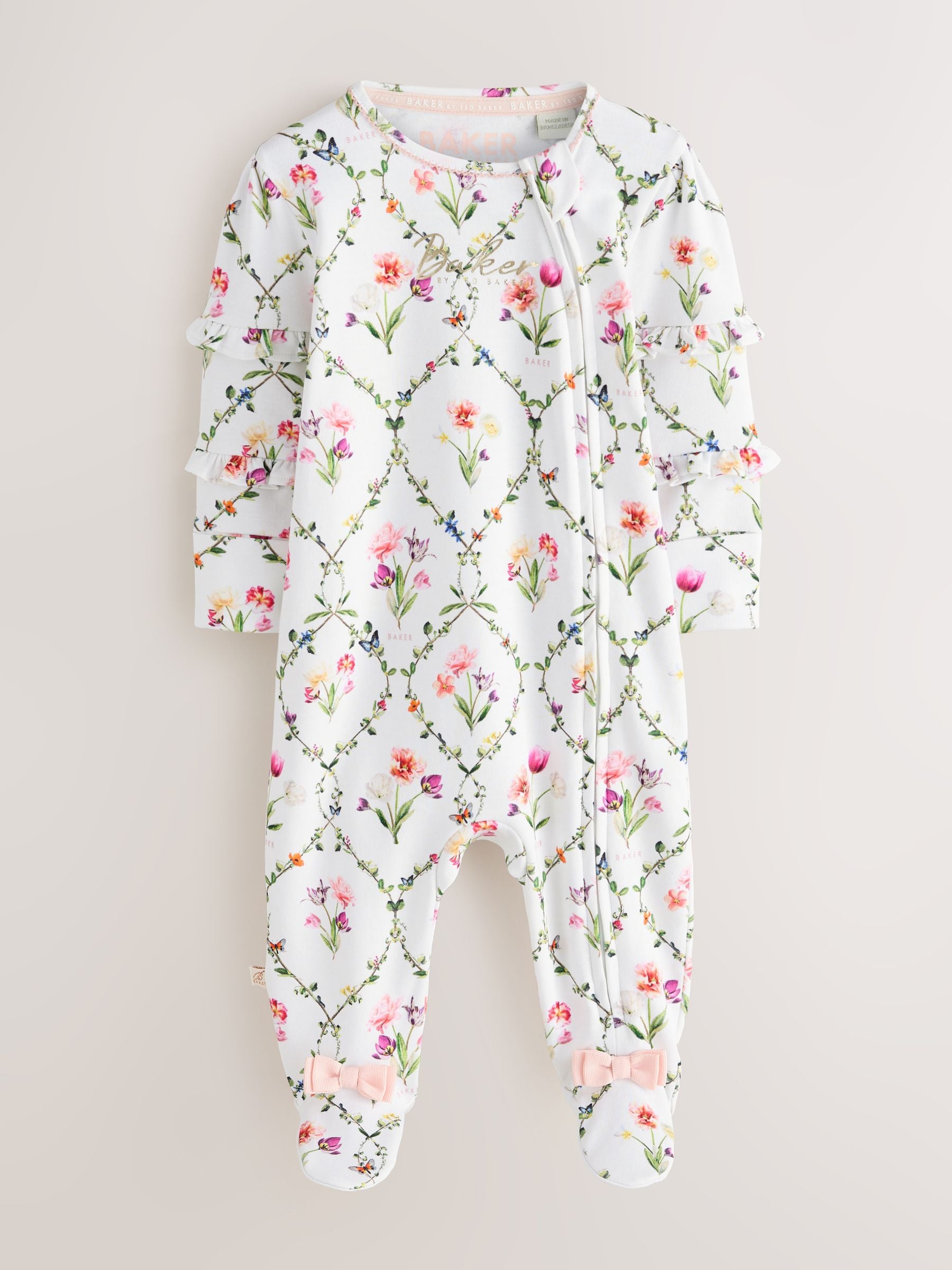 Baker by Ted Baker 3 Pack Sleepsuits image 2