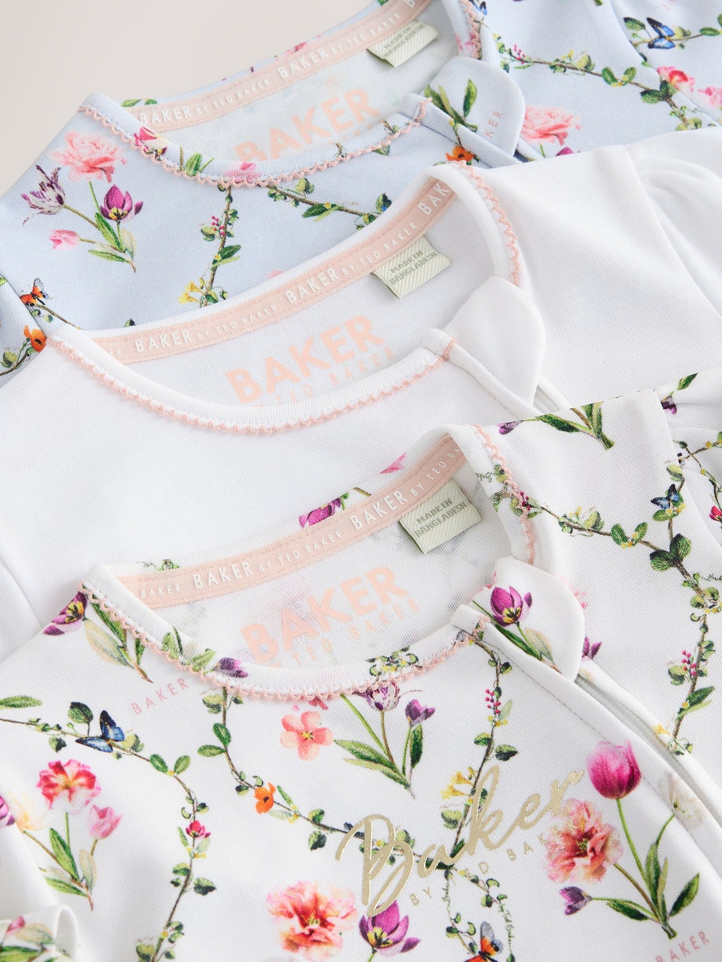 Baker by Ted Baker 3 Pack Sleepsuits image 6